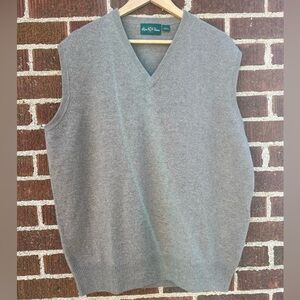 Alan Paine Lambswool Sweater Vest size XXL 2XL UK size 46 Eur size 54